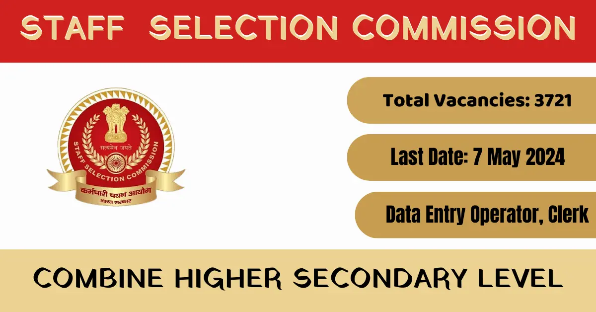 SSC CHSL Notification 2024