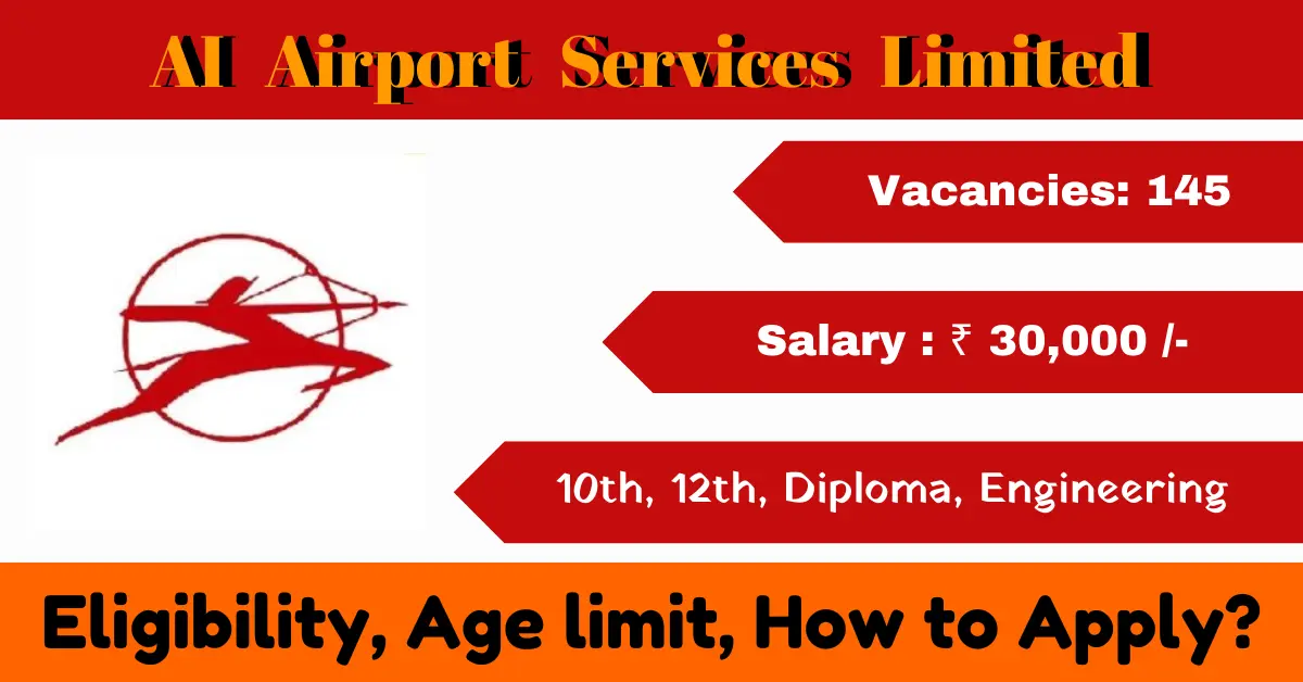 AIASL Recruitment 2024 एअरपोर्ट भरती 2024 Airport Direct Recruitment एआय सर्विसेस लिमिटेड job in Jaipur airport 10 pass airport job 12th pass job in airport