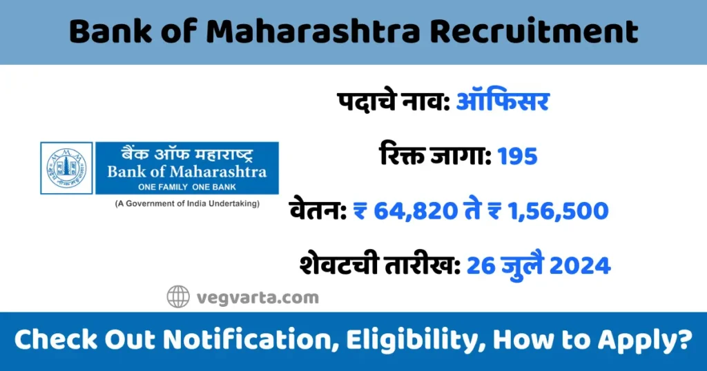 Bank of Maharashtra Bharti 2024 Bank of Maharashtra Recruitment 2024 Maharashtra Bank Jobs 2024 Bank of Maharashtra Vacancy 2024 Maharashtra Bank Bharti Notification 2024 Bank of Maharashtra Application Form 2024 Maharashtra Bank Exam 2024 Bank of Maharashtra Selection Process 2024 Bank of Maharashtra Eligibility Criteria 2024 Maharashtra Bank Recruitment Process 2024 Bank of Maharashtra Online Application 2024 Maharashtra Bank Job Opportunities 2024 Bank of Maharashtra Bharti Details 2024