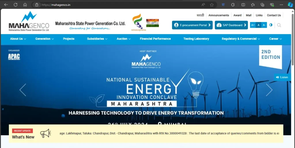 MAHAGENCO Recruitment 2024
MAHAGENCO Officer vacancies 2024
MAHAGENCO job application process 2024
MAHAGENCO recruitment last date 2024
MAHAGENCO official notification 2024
