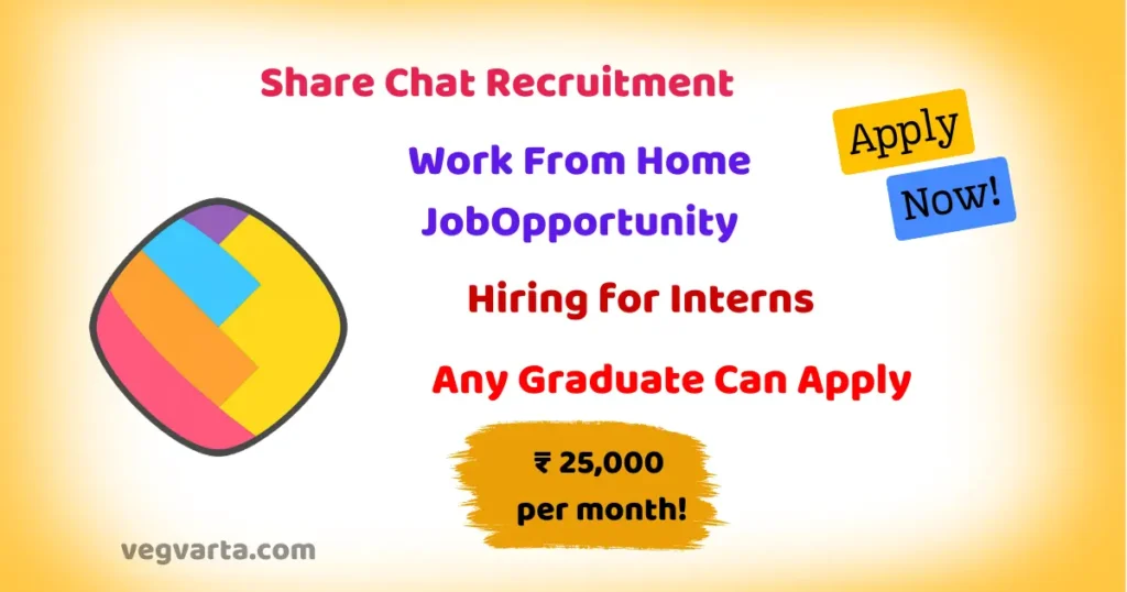 Share Chat Share Chat Internship 2024 Share Chat work from home govtjobshirings Sharechat hiring  Remote work Remote job