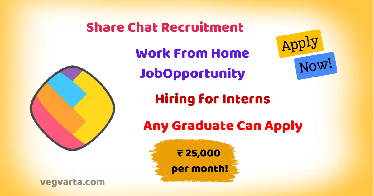 Share Chat Share Chat Internship 2024 Share Chat work from home govtjobshirings Sharechat hiring  Remote work Remote job